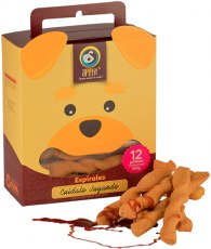 Apetit Snack Espirales Con Olor a Caramelo - Caja Maletin 150 g - 12 Unidades